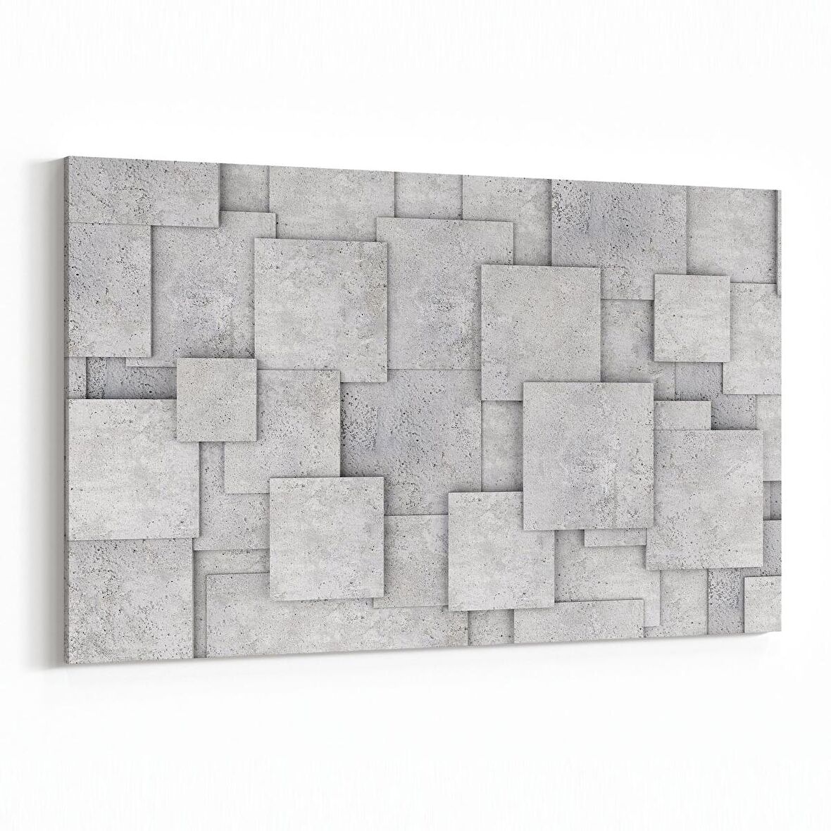 Olla 12443Y Beton Görseli Yatay Kanvas Tablo (Ölçü: 90X60)