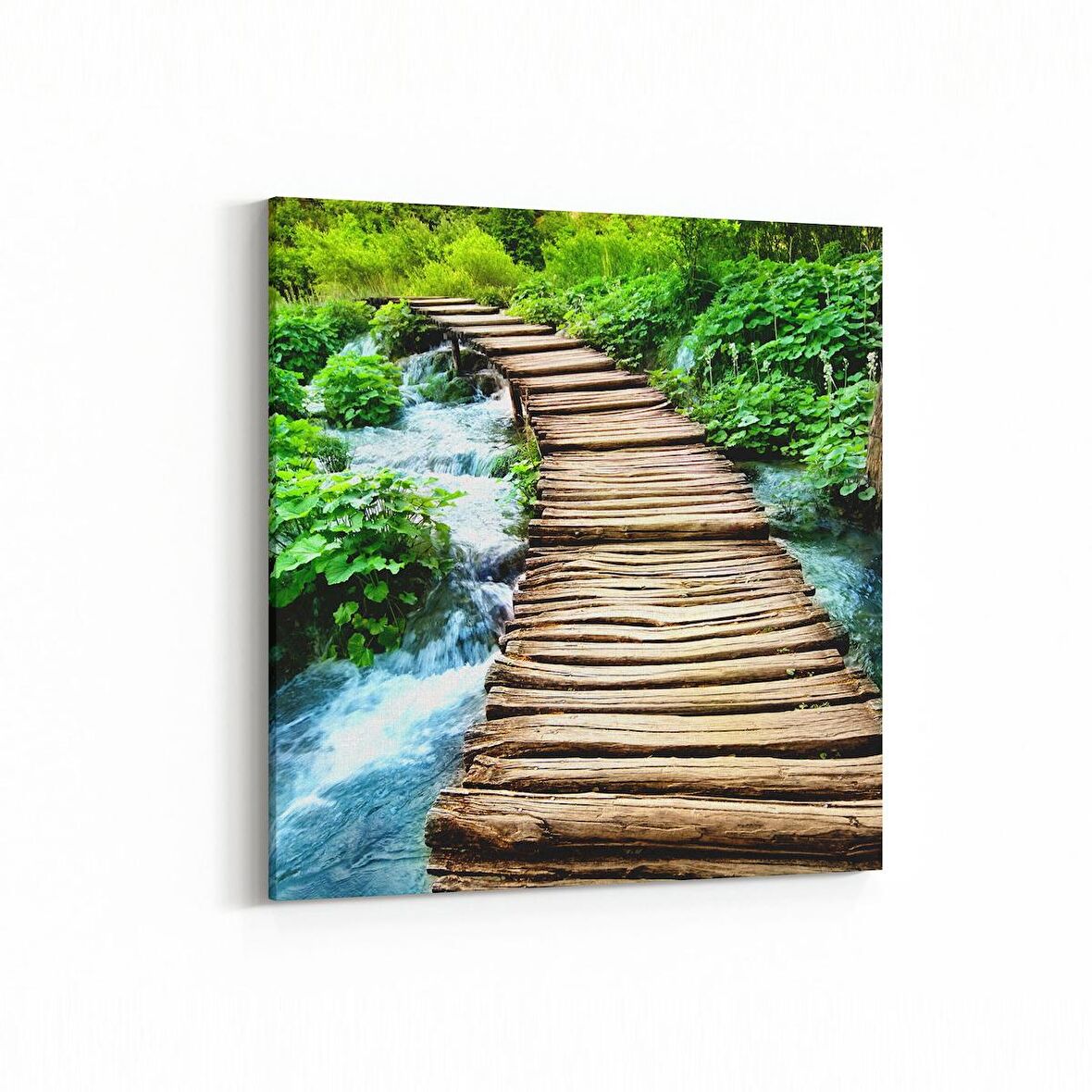 Olla 13892K Doğa / Manzara Görseli Kare Kanvas Tablo (Ölçü: 25X25)