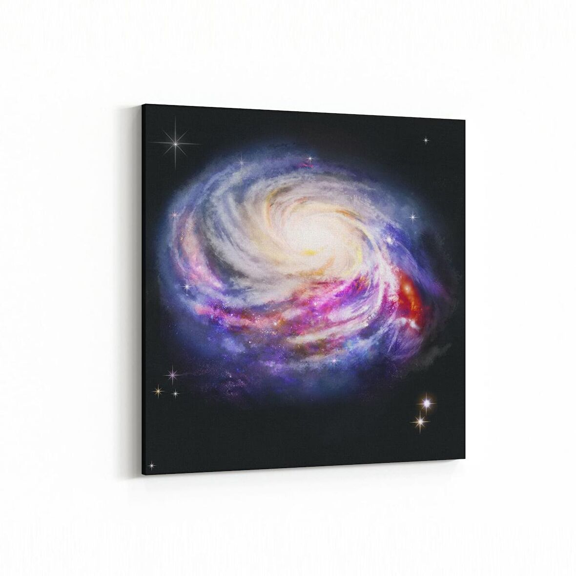 Olla 17681K Uzay Görseli Kare Kanvas Tablo (Ölçü: 30X30)