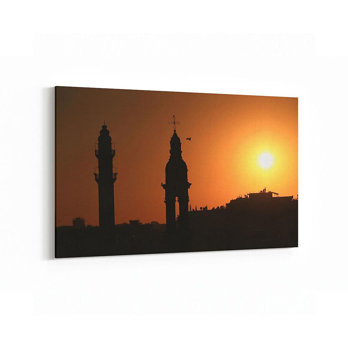 Olla 18502Y Yapı Görseli Yatay Kanvas Tablo (Ölçü: 120X80)