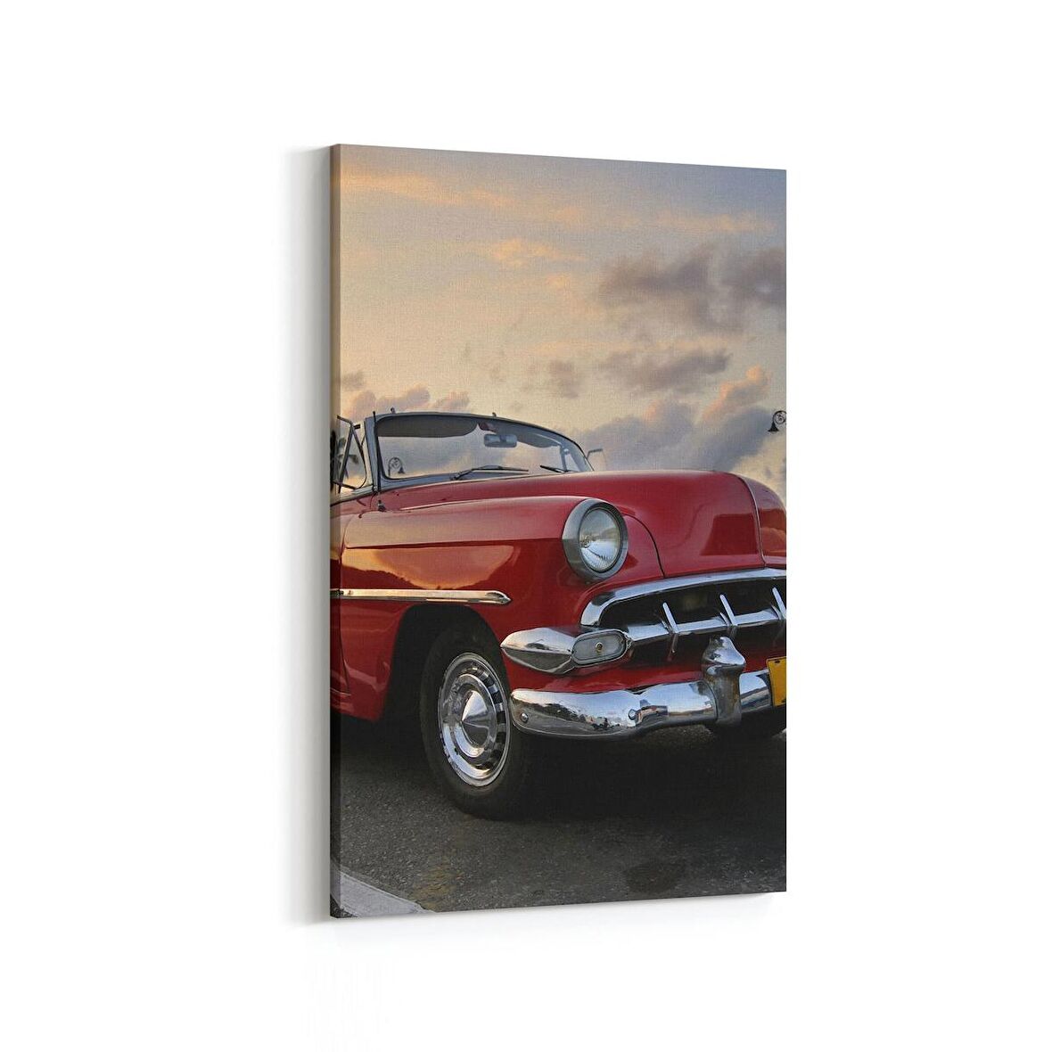 Olla 12272D Araç Görseli Dikey Kanvas Tablo (Ölçü: 60X90)