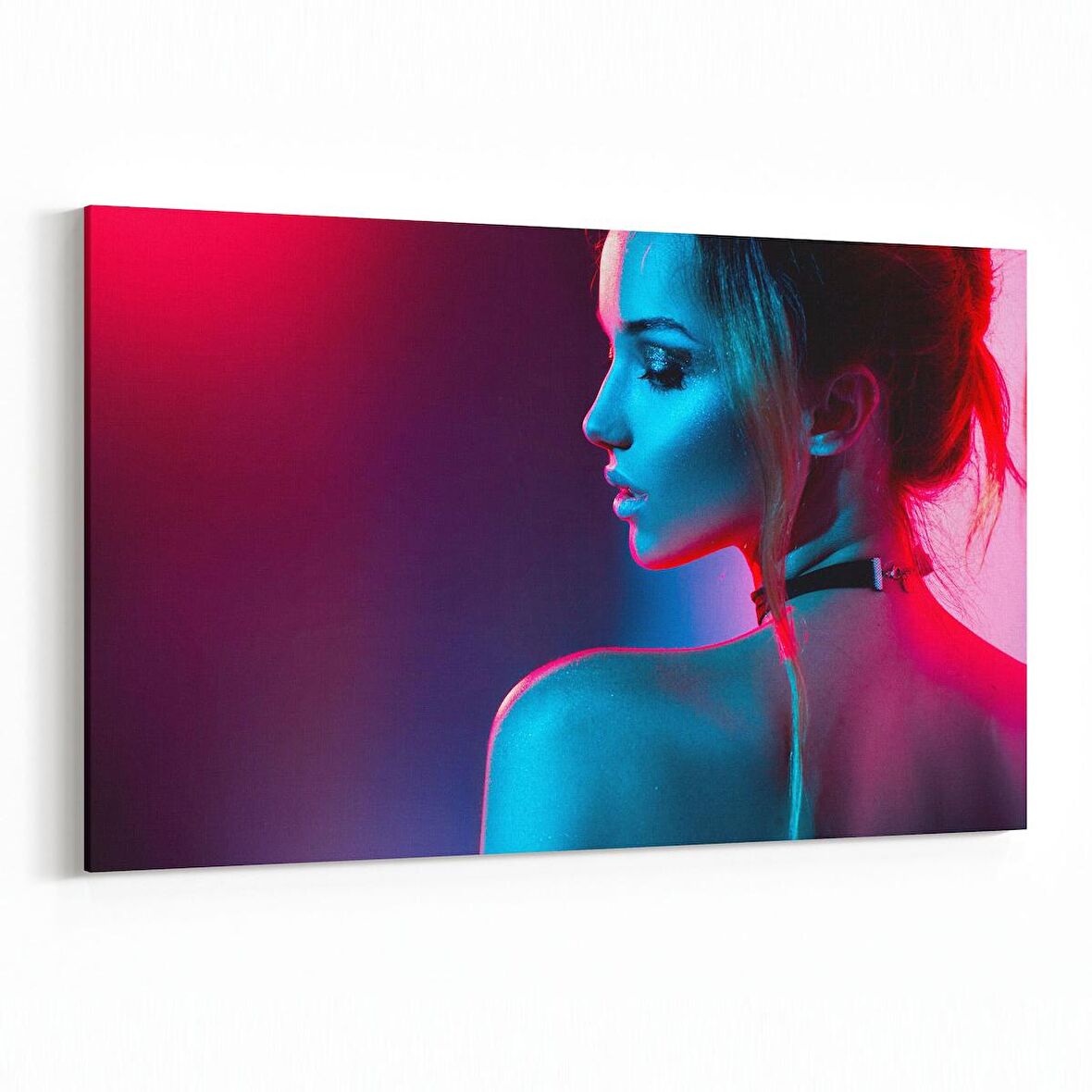 Olla 17007Y Model / Manken Görseli Yatay Kanvas Tablo (Ölçü: 90X60)