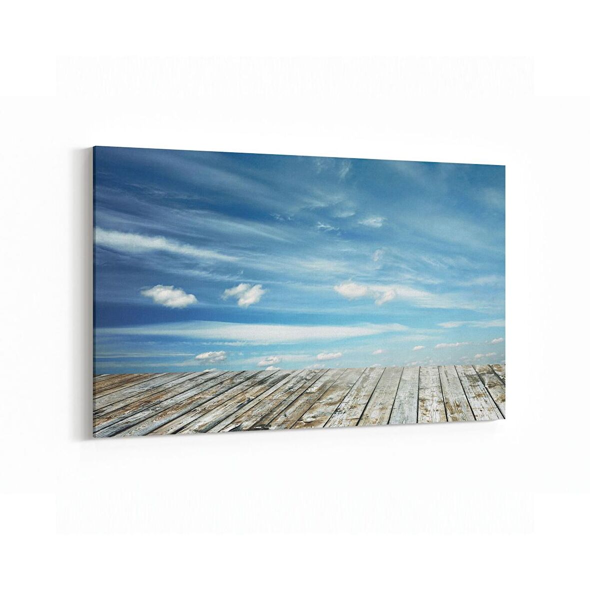 Olla 16381Y Kumsal / Sahil Görseli Yatay Kanvas Tablo (Ölçü: 90X60)