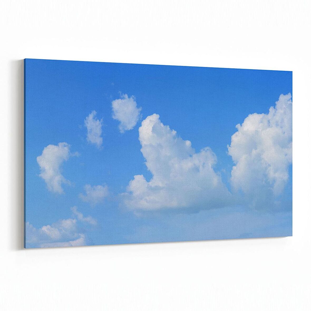 Olla 15776Y Gökyüzü Bulut Görseli  Yatay Kanvas Tablo (Ölçü: 150X100)