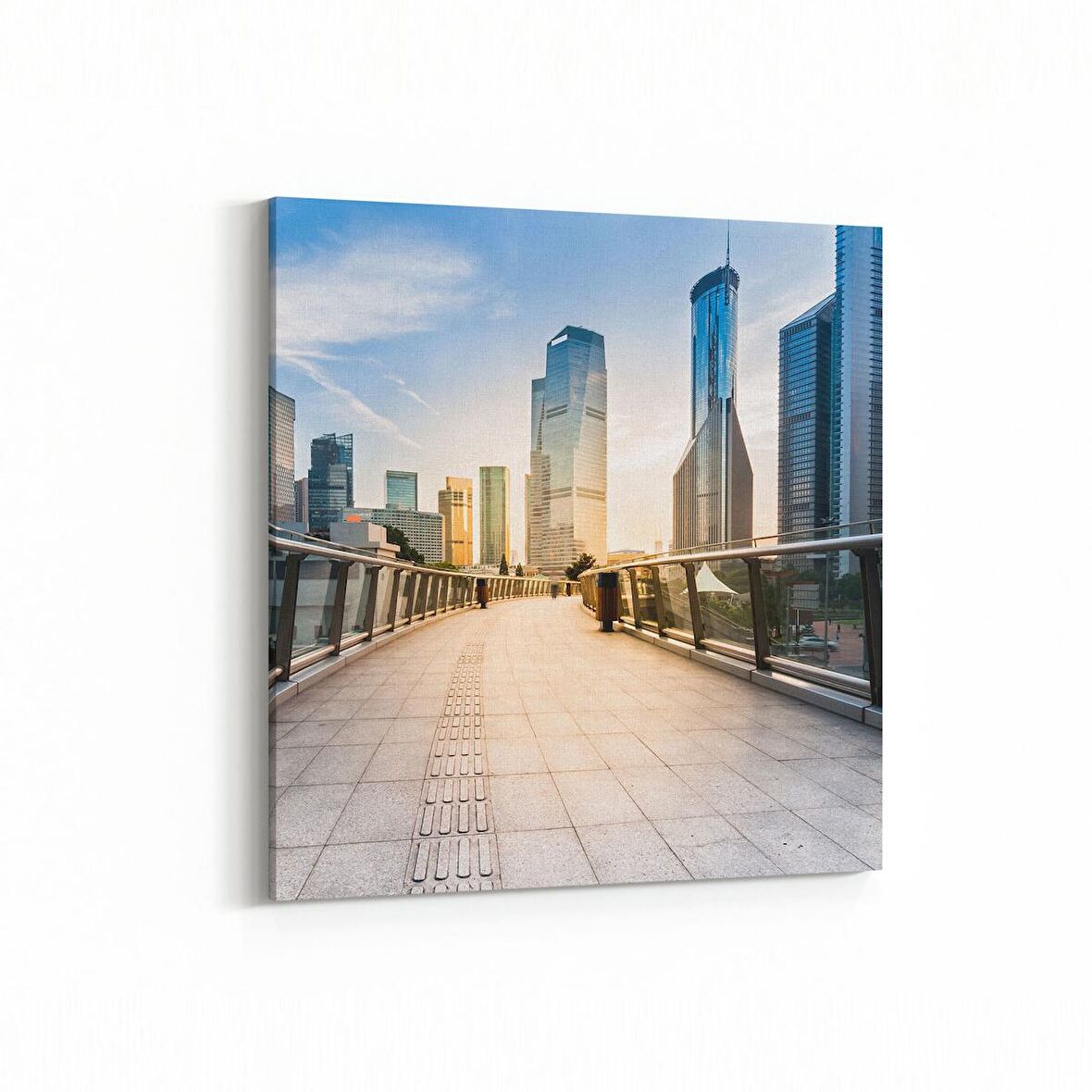 Olla 18148K Yapı Görseli Kare Kanvas Tablo (Ölçü: 30X30)