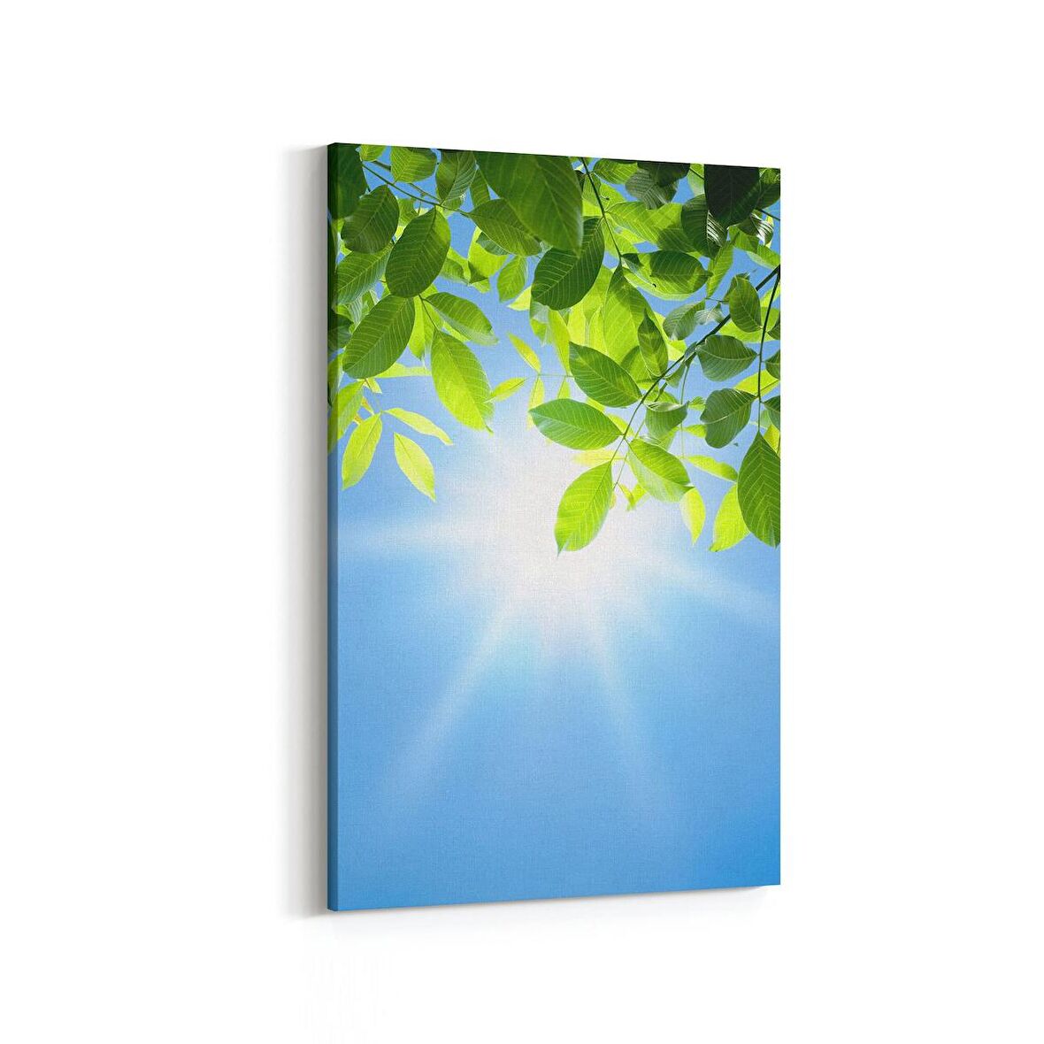 Olla 11029D Ağaç Görseli Dikey Kanvas Tablo (Ölçü: 20X30)