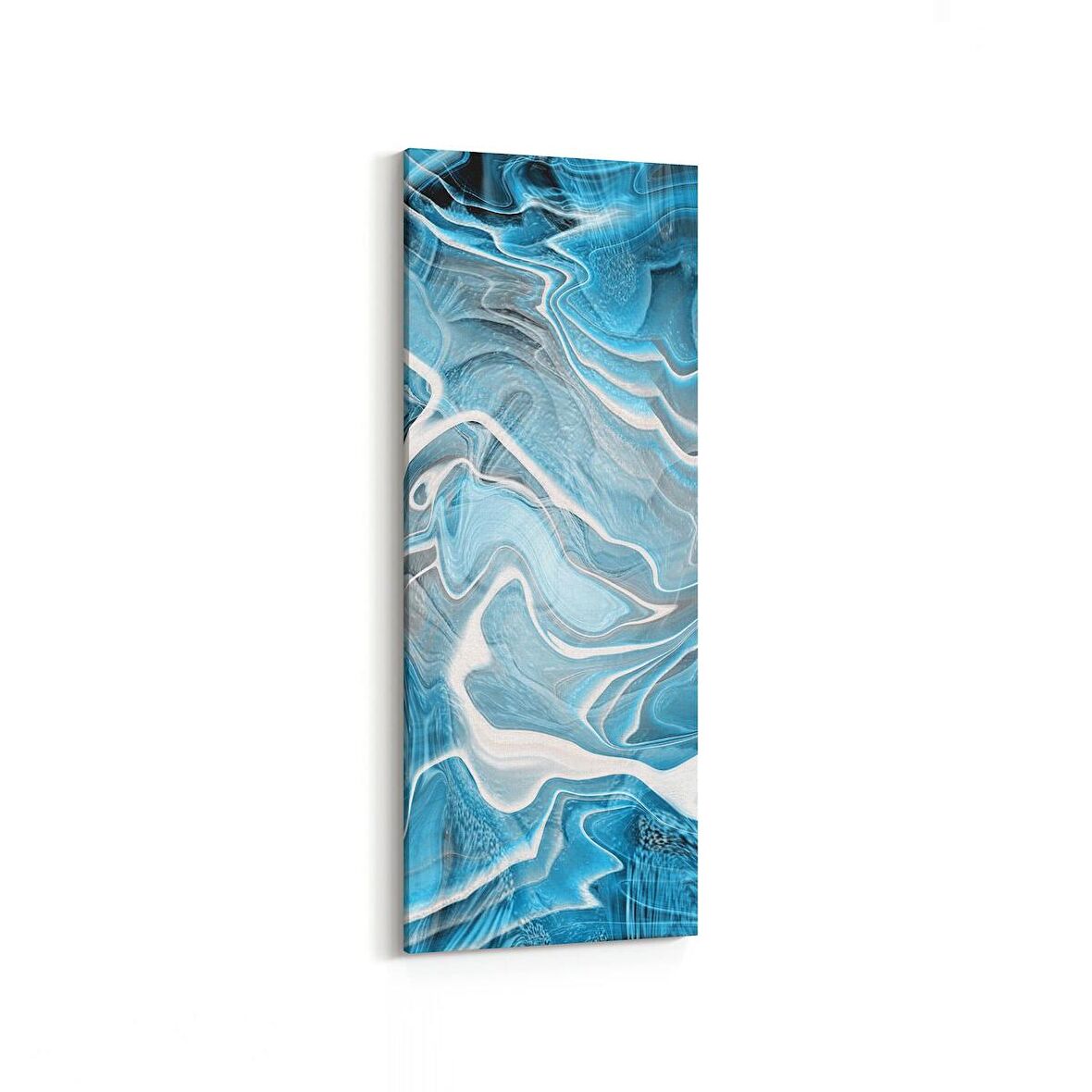 Olla 10339DI Abstract Görsel Dikey İnce Kanvas Tablo (Ölçü: 40X120)