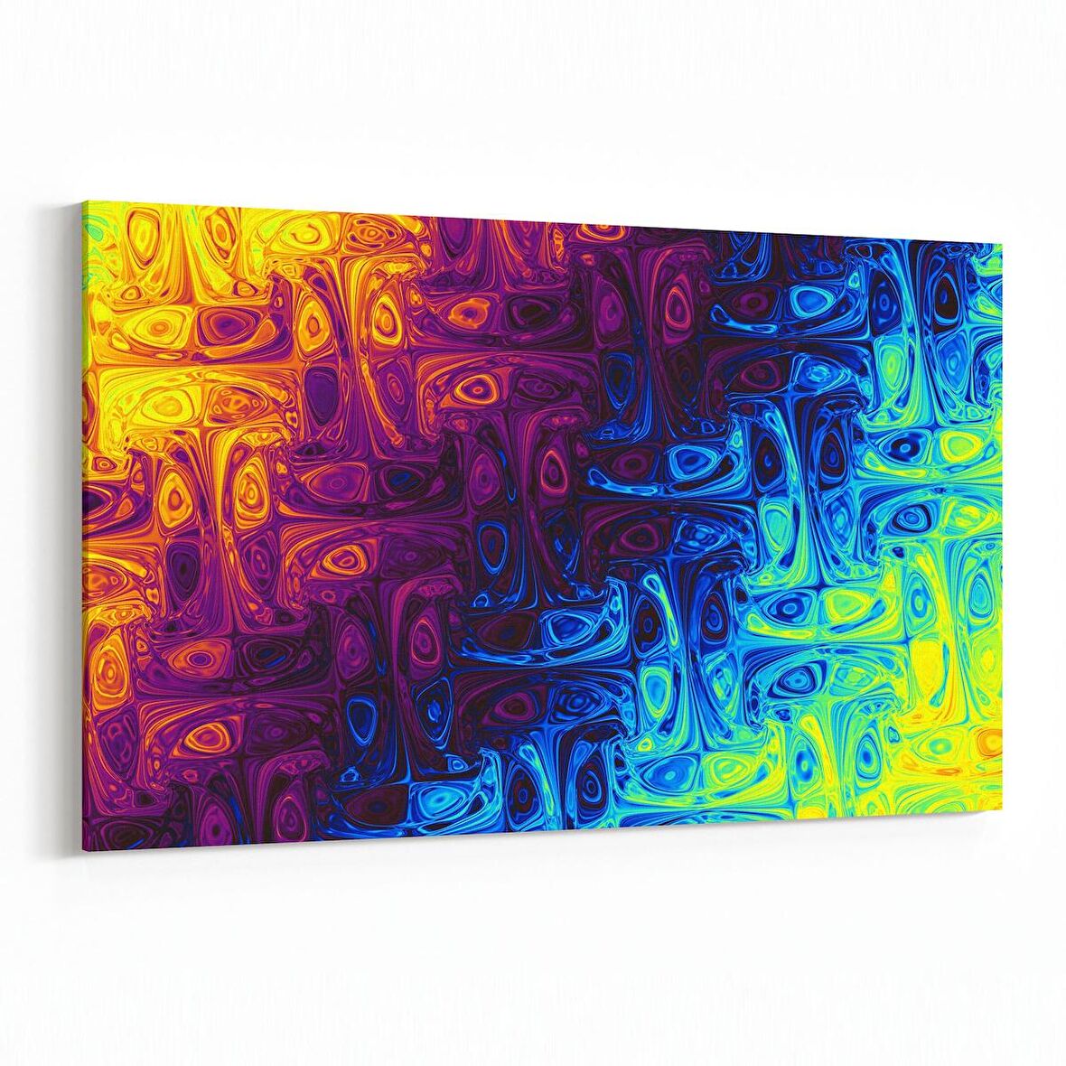 Olla 10387Y Abstract Görsel Yatay Kanvas Tablo (Ölçü: 150X100)