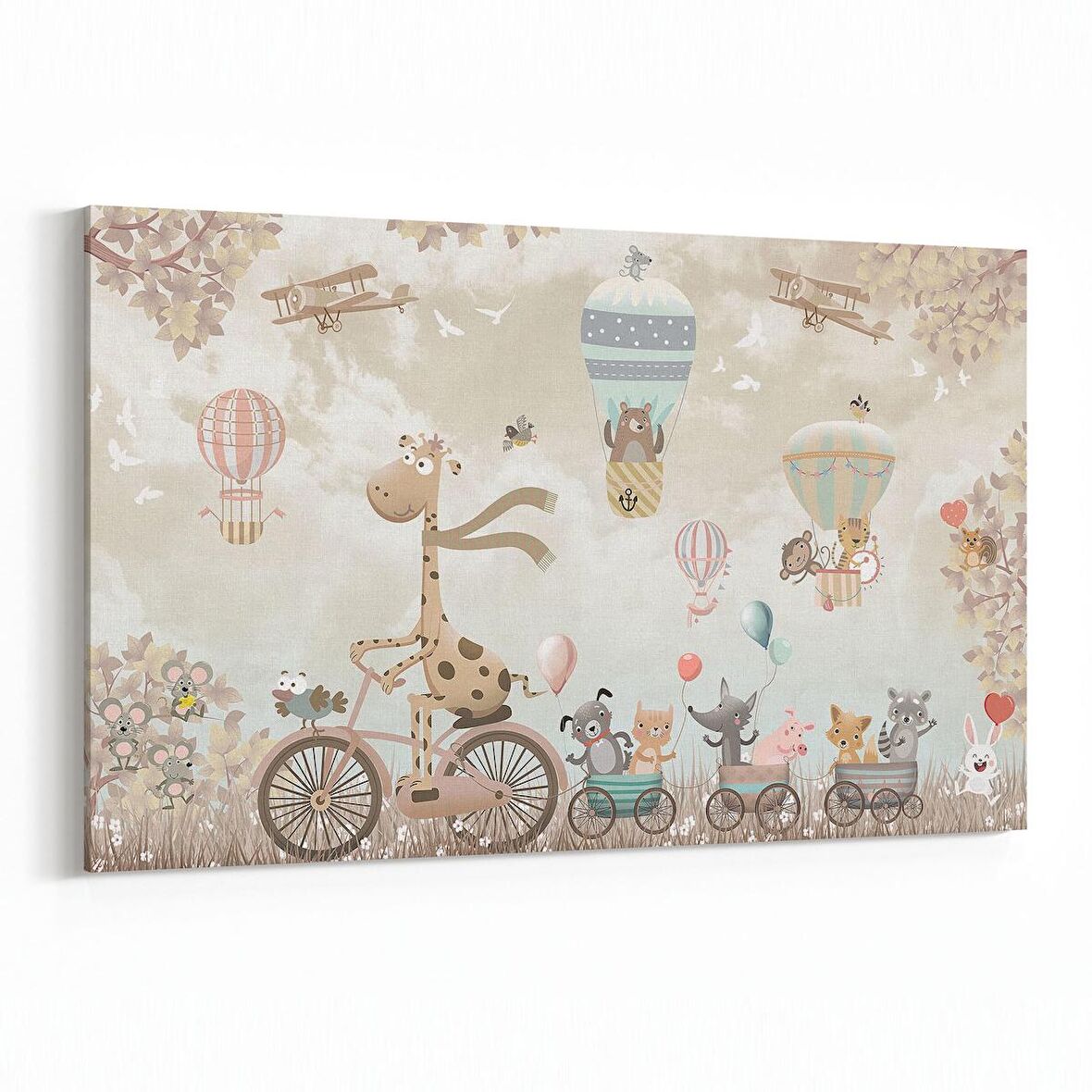 Olla 12754Y Çocuk Odası Görseli Yatay Kanvas Tablo (Ölçü: 120X80)