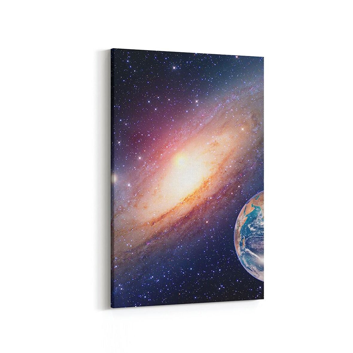 Olla 17651D Uzay Görseli Dikey Kanvas Tablo (Ölçü: 60X90)