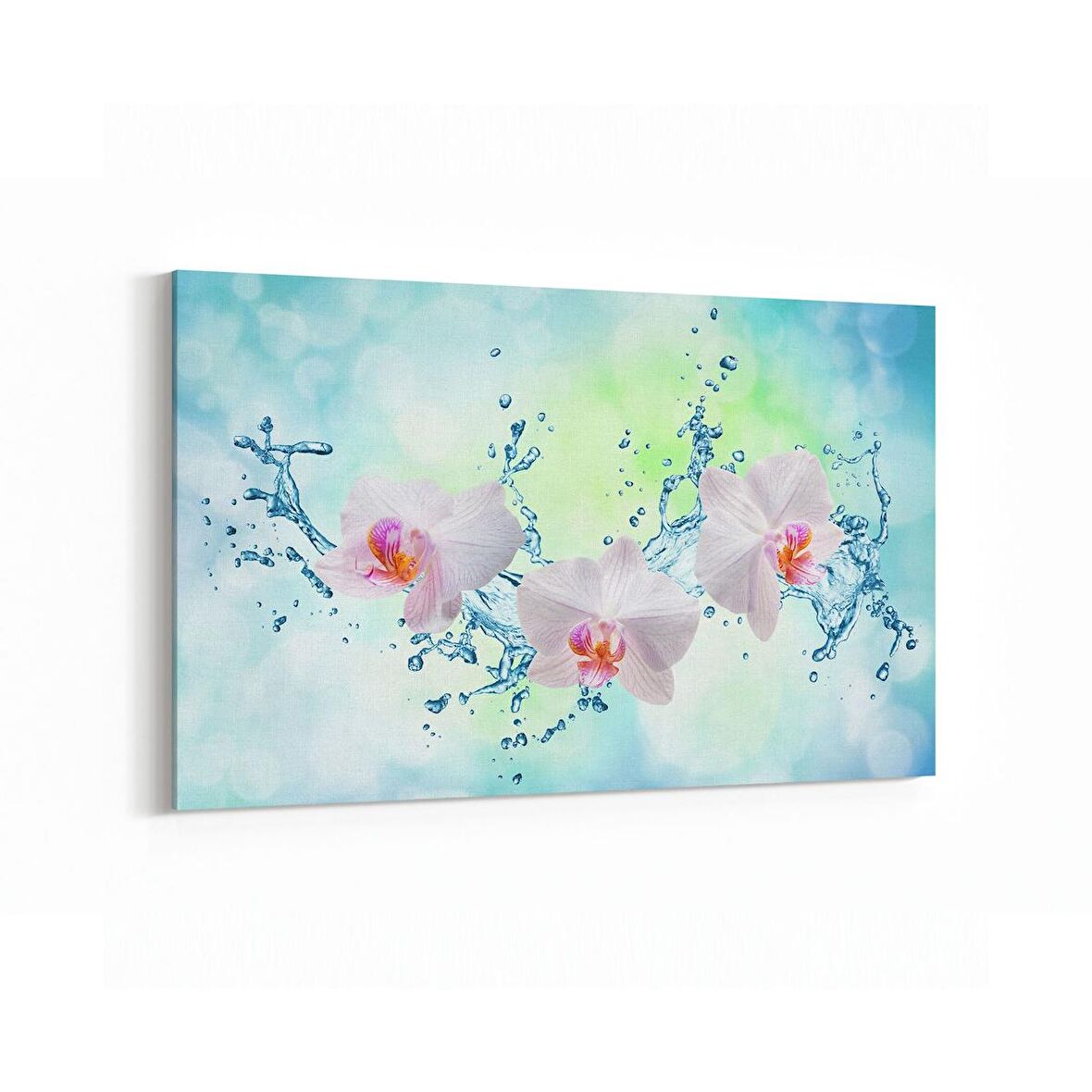 Olla 17252Y Su / Damla Görseli Yatay Kanvas Tablo (Ölçü: 150X100)