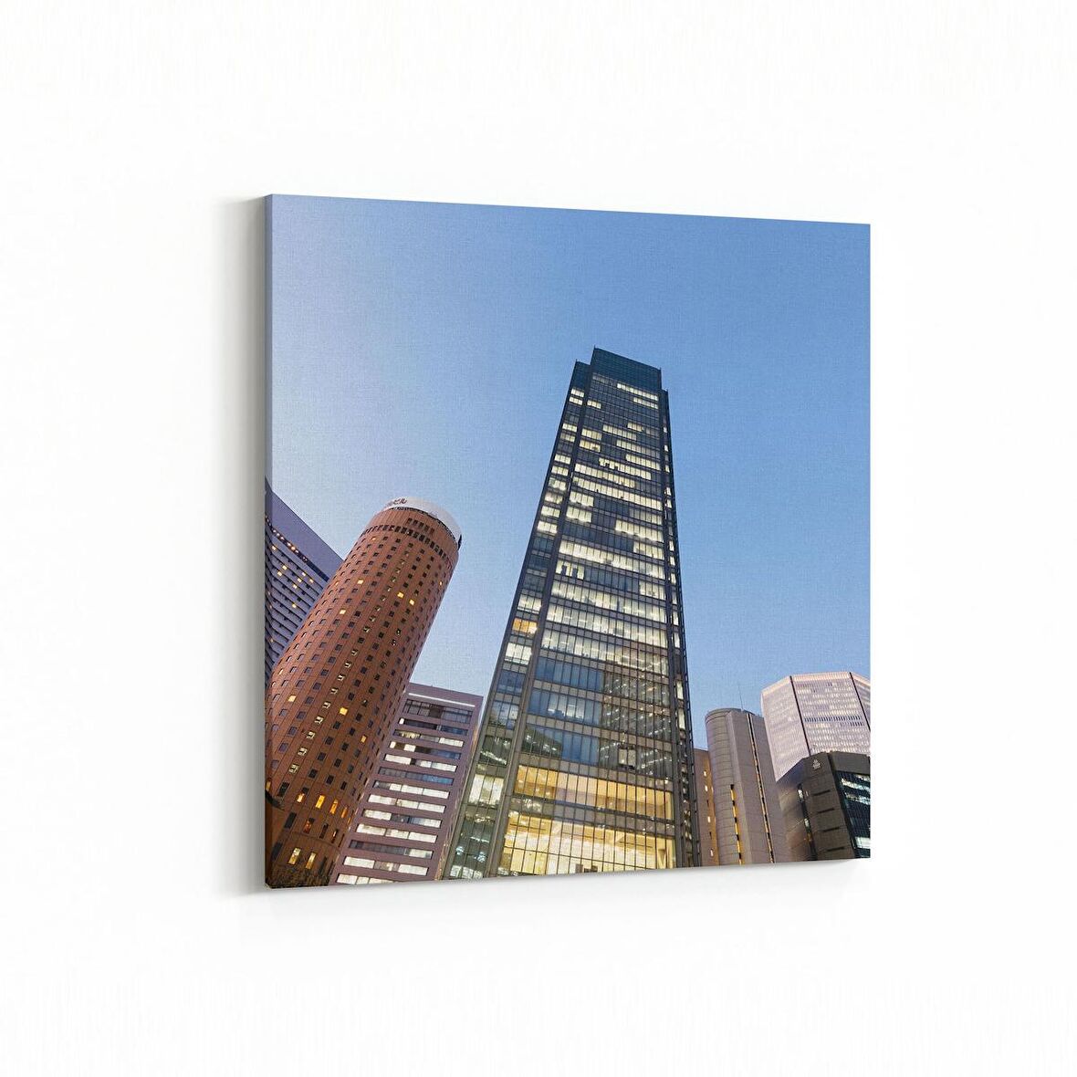 Olla 18656K Yapı Görseli Kare Kanvas Tablo (Ölçü: 25X25)