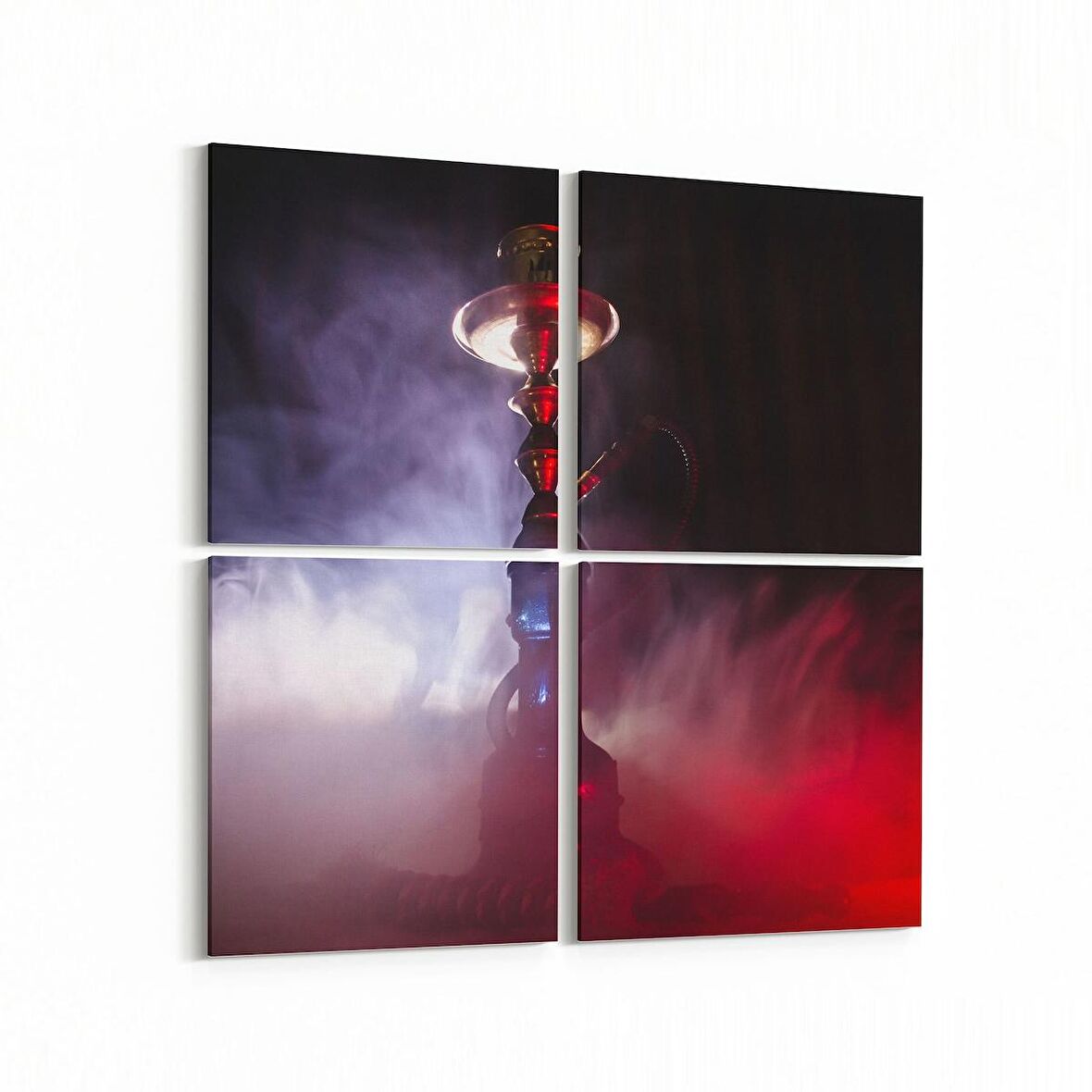 Olla 15254K4 Gıda Görseli Kare 4'lü Kanvas Tablo (Ölçü: 65X65)