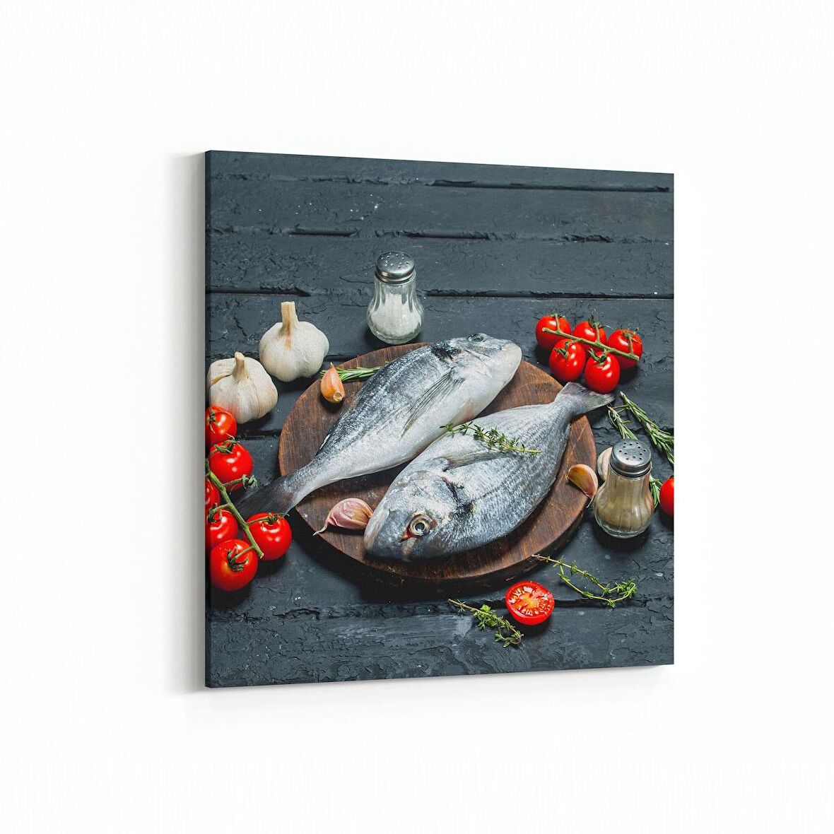 Olla 15051K Gıda Görseli Kare Kanvas Tablo (Ölçü: 25X25)