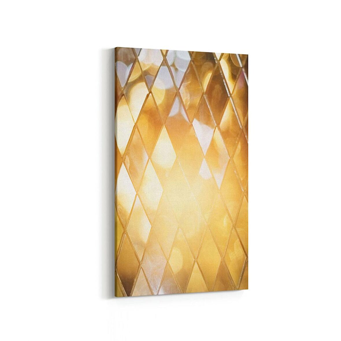 Olla 10039DD Abstract 3 Boyut Görsel Dikey Dar Kanvas Tablo (Ölçü: 40X80)