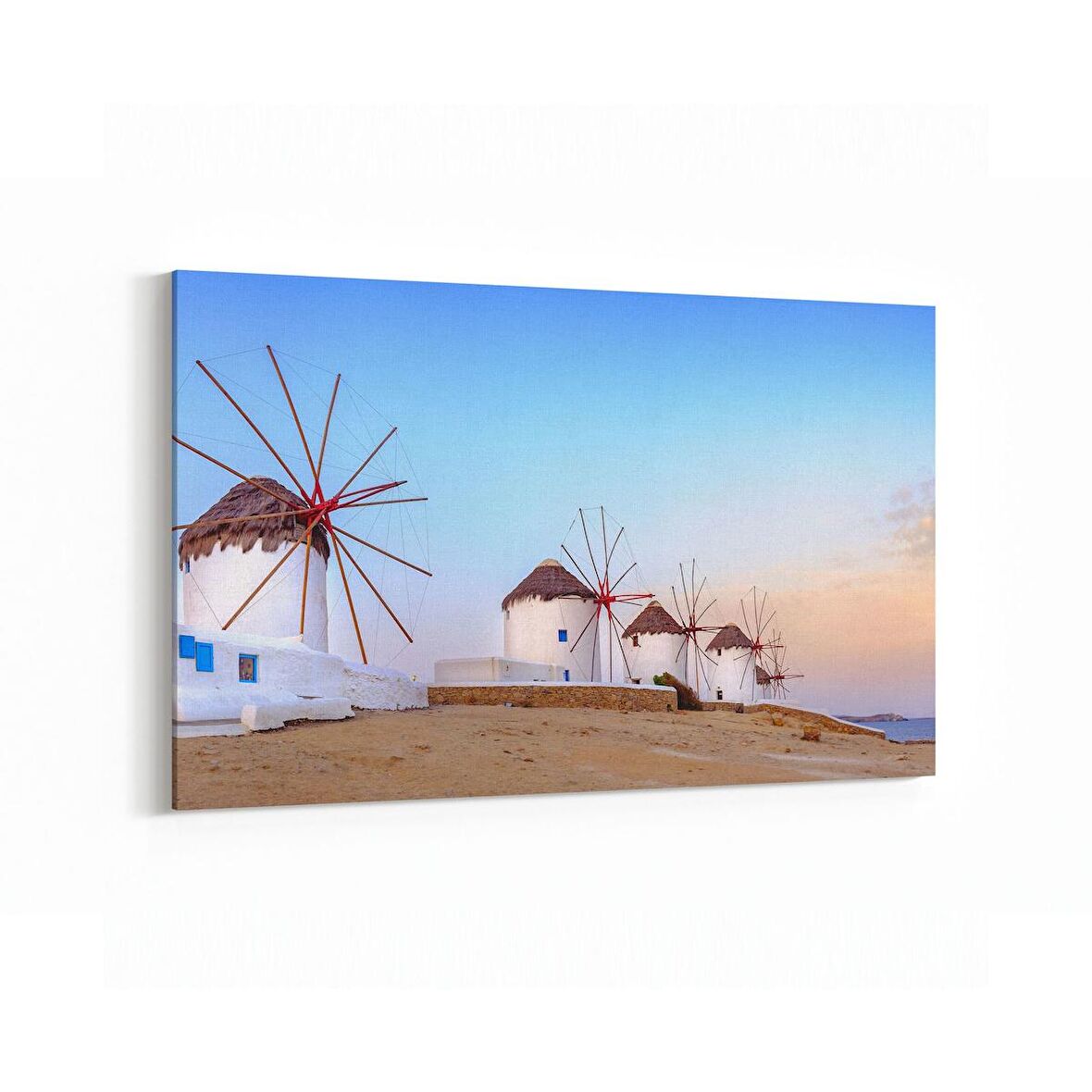 Olla 18544Y Yapı Görseli Yatay Kanvas Tablo (Ölçü: 90X60)