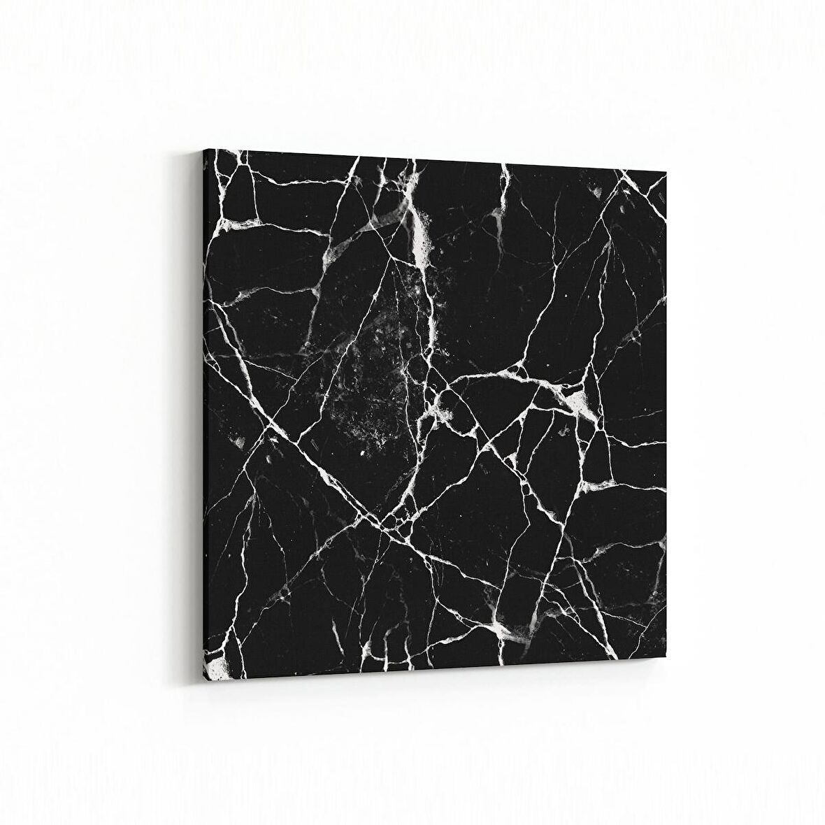 Olla 16733K Mermer Desen Görsel Kare Kanvas Tablo (Ölçü: 25X25)