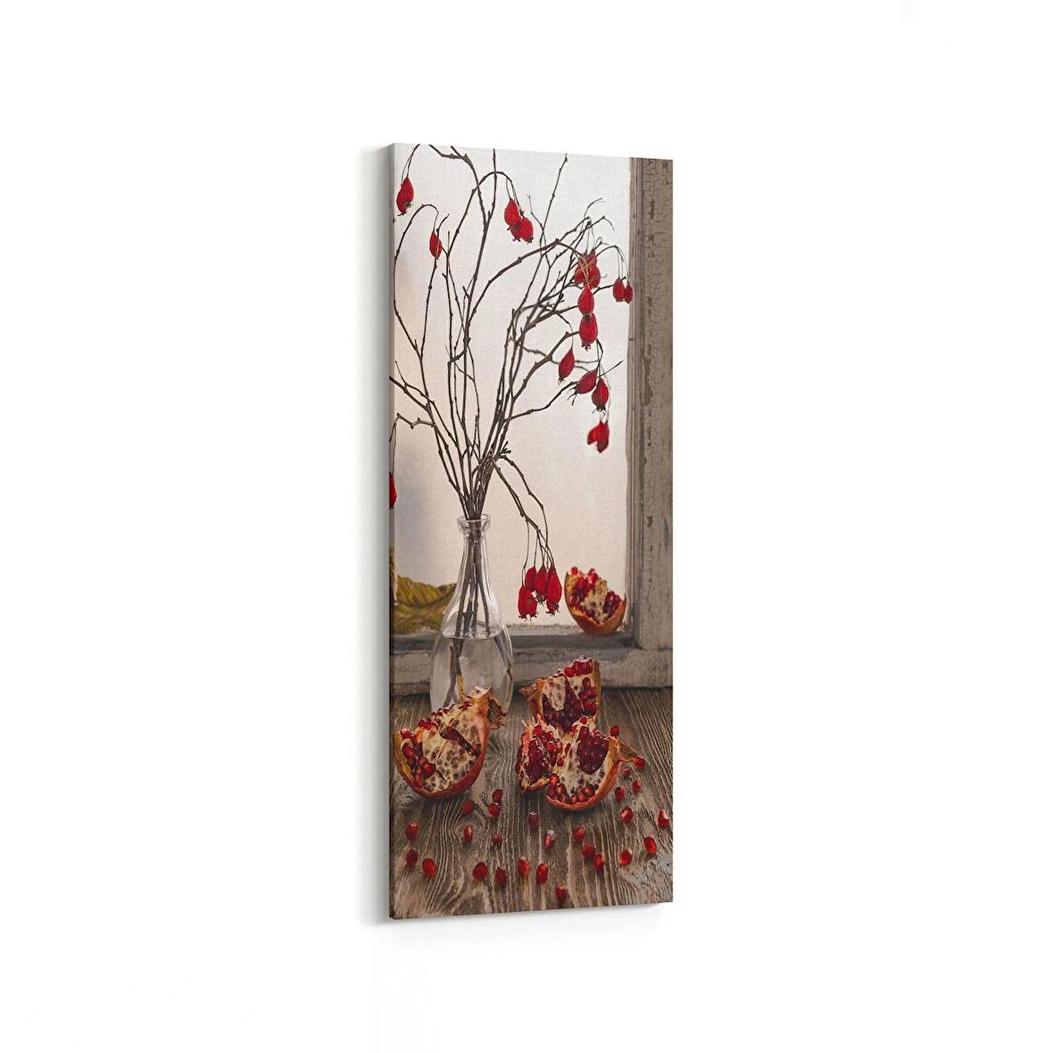 Olla 15307DI Gıda Görseli Dikey İnce Kanvas Tablo (Ölçü: 40X120)