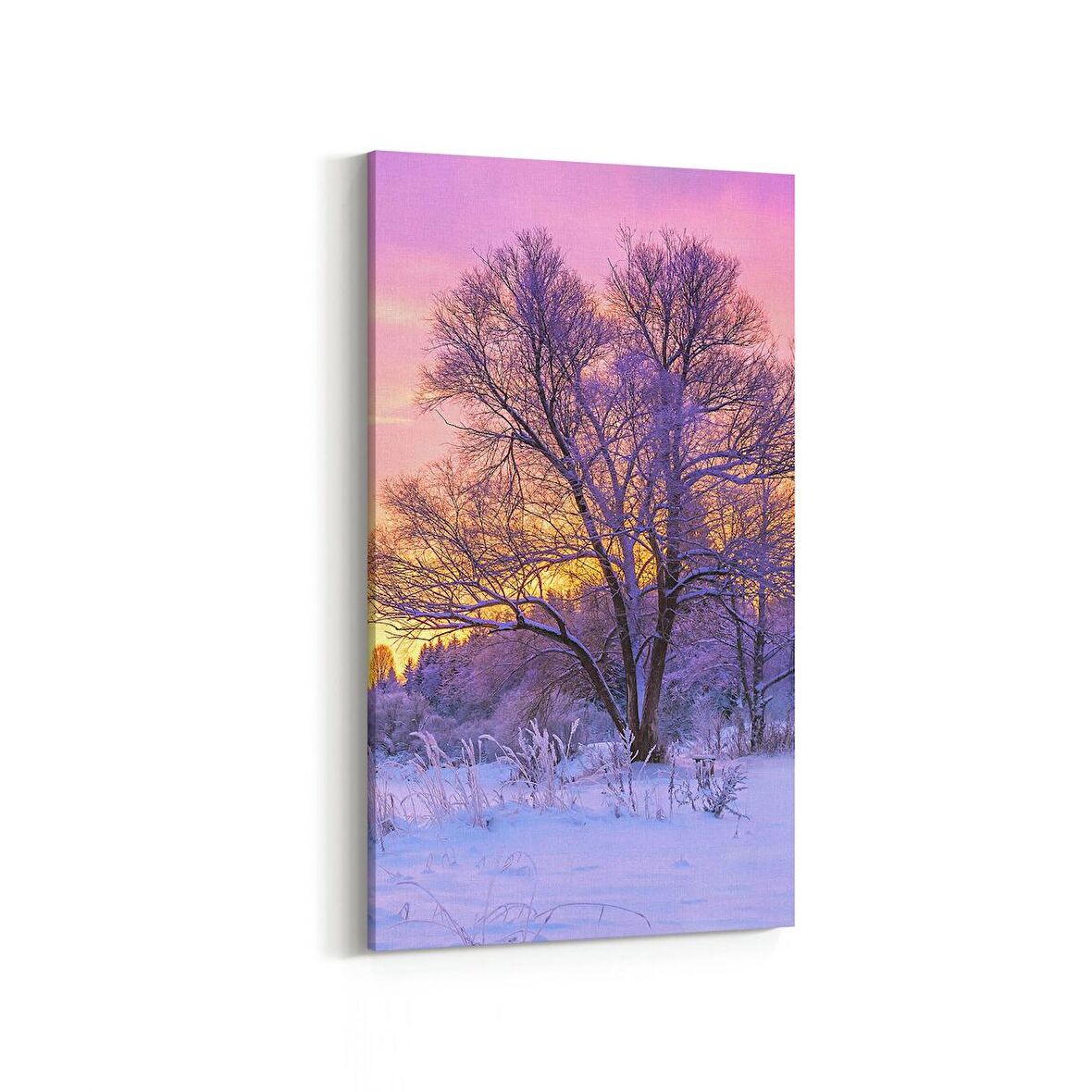 Olla 14479DD Doğa / Manzara Görseli Dikey Dar Kanvas Tablo (Ölçü: 40X80)