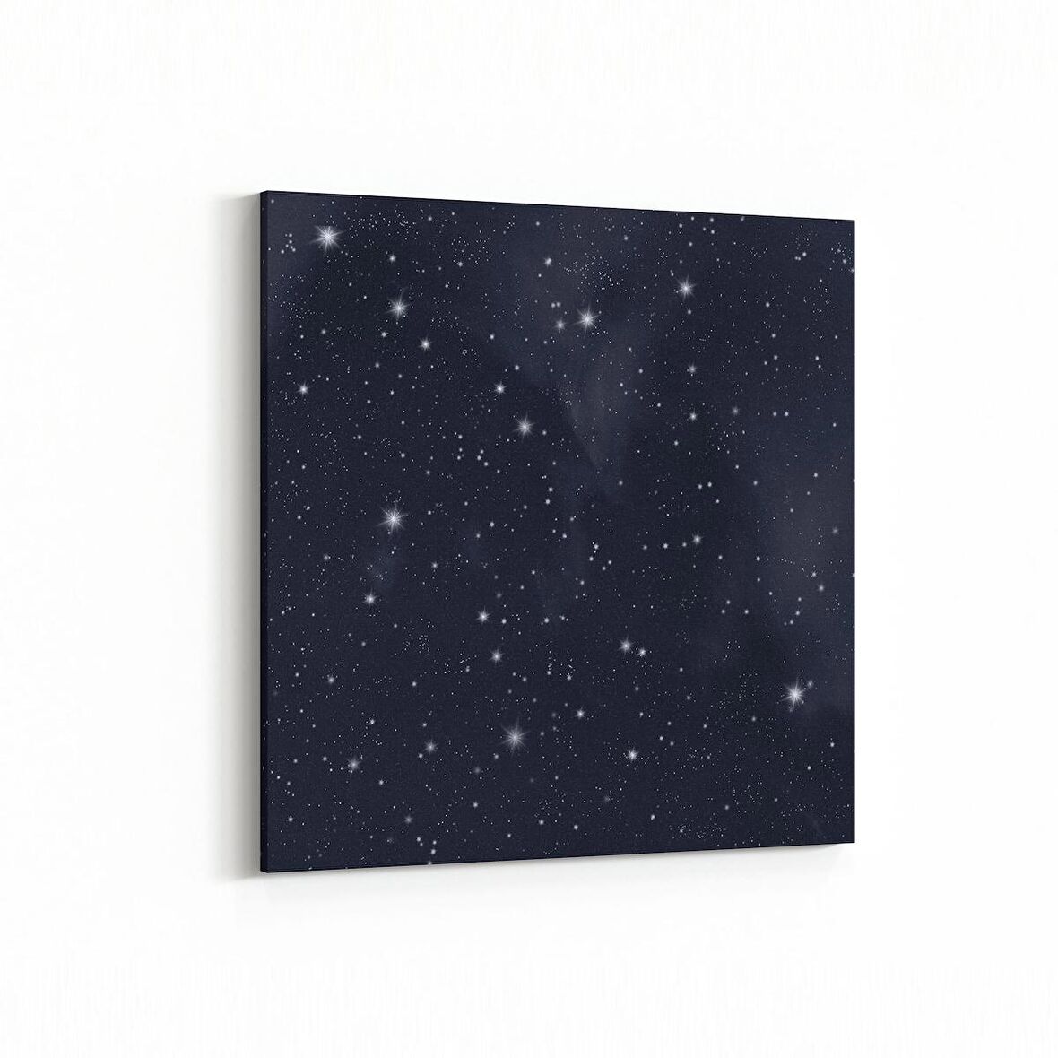Olla 14808K Gece Gökyüzü Görseli Kare Kanvas Tablo (Ölçü: 60X60)
