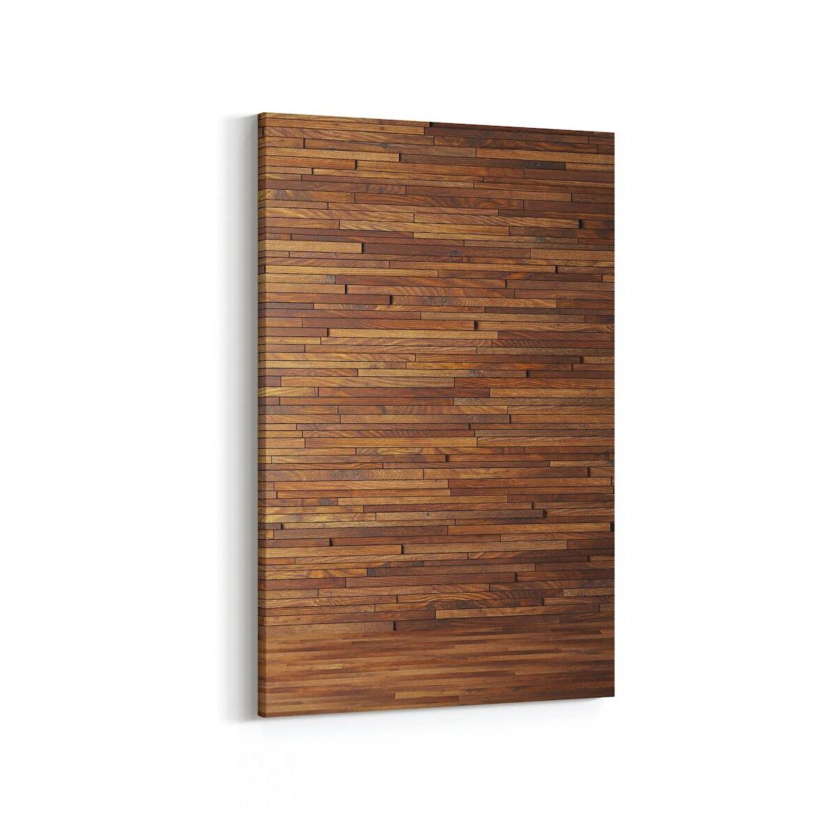 Olla 12041D Ahşap Desen Görseli Dikey Kanvas Tablo (Ölçü: 70X105)