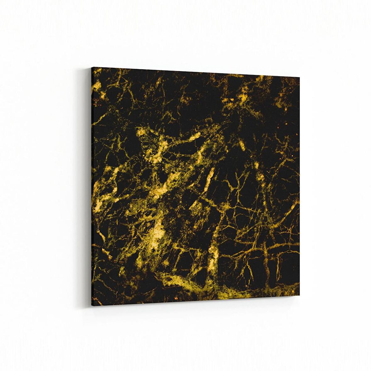 Olla 16654K Mermer Desen Görsel Kare Kanvas Tablo (Ölçü: 25X25)