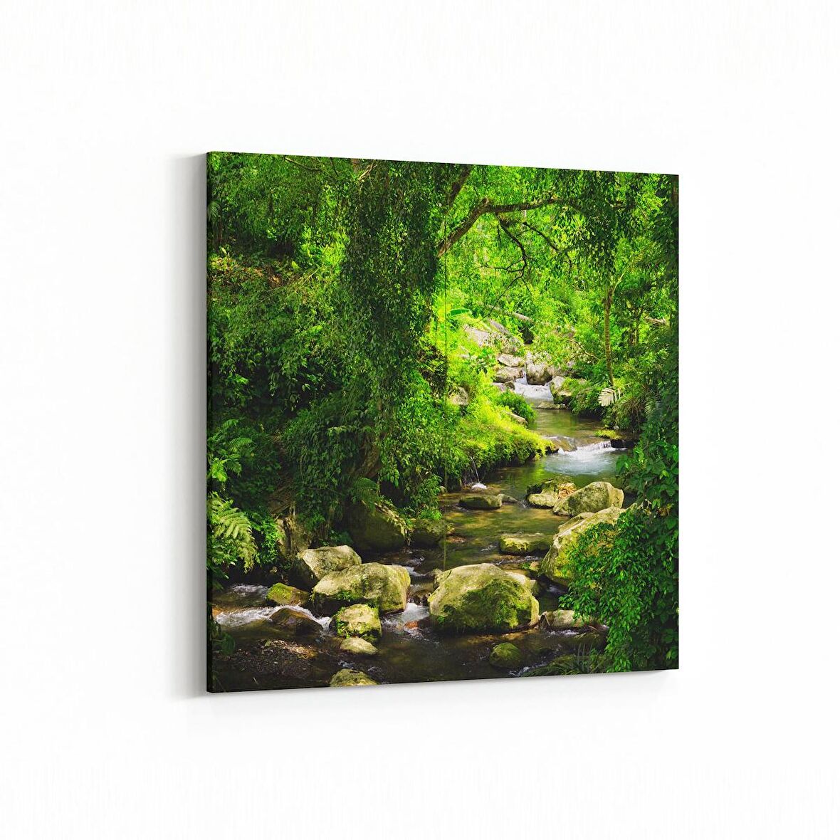 Olla 13236K Doğa / Manzara Görseli Kare Kanvas Tablo (Ölçü: 30X30)