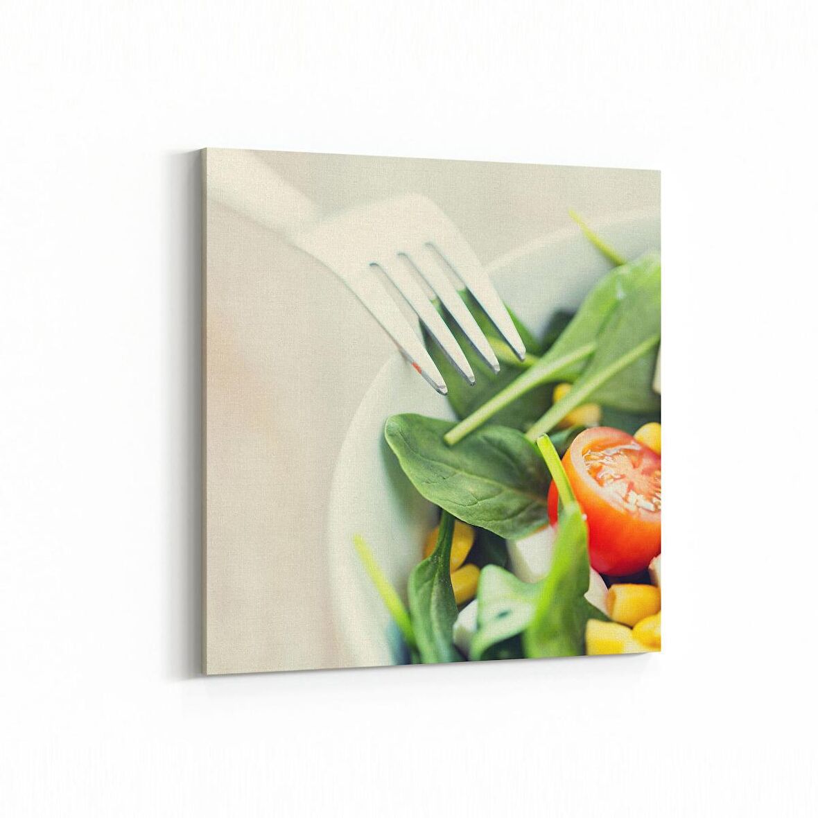 Olla 15178K Gıda Görseli Kare Kanvas Tablo (Ölçü: 25X25)