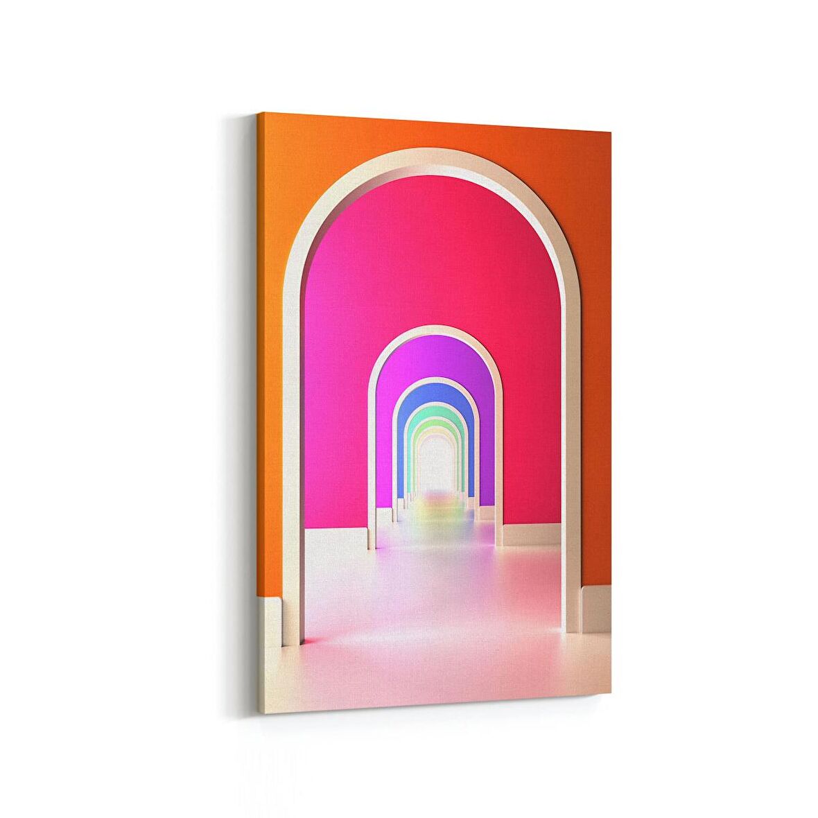 Olla 18040D Yapı Görseli Dikey Kanvas Tablo (Ölçü: 100X150)