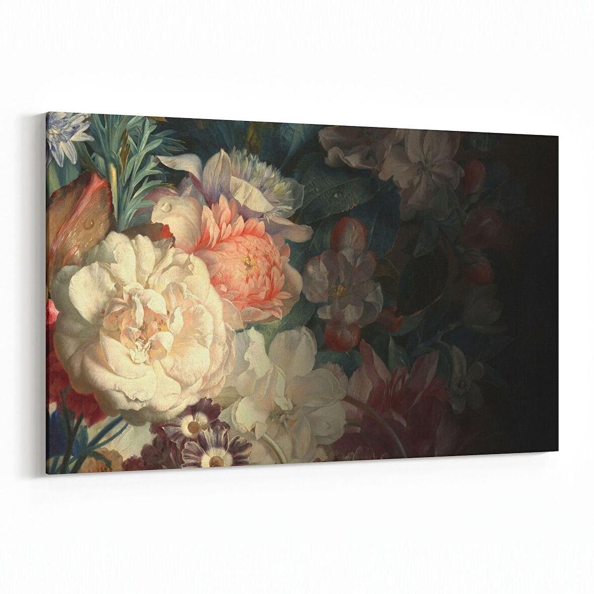 Olla 11774Y Çiçek Görseli Yatay Kanvas Tablo (Ölçü: 90X60)