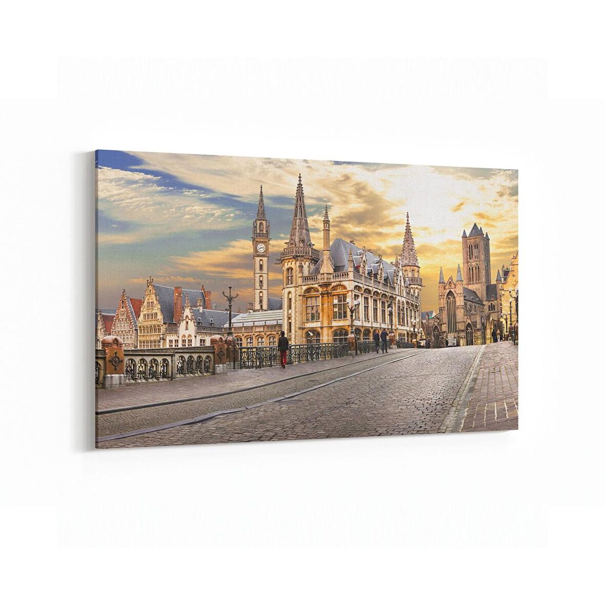 Olla 18424Y Yapı Görseli Yatay Kanvas Tablo (Ölçü: 45X30)