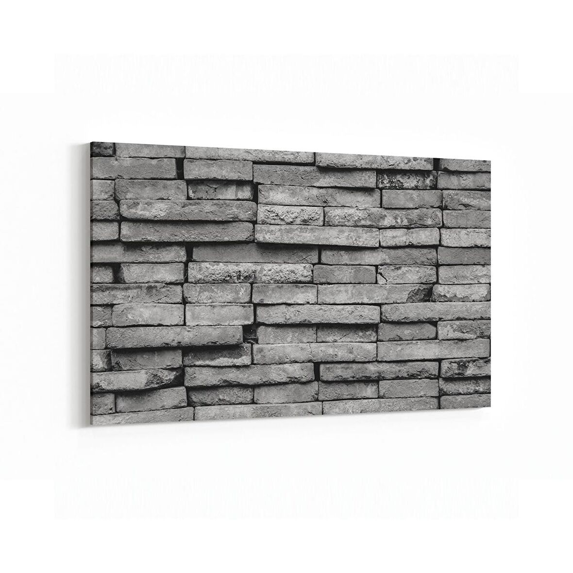 Olla 17391Y Taş / Tuğla Görseli Yatay Kanvas Tablo (Ölçü: 45X30)