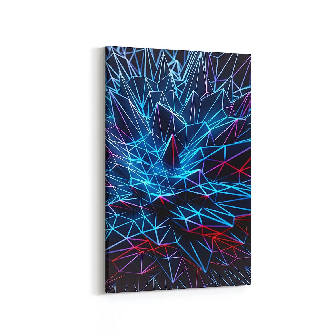 Olla 10396D Abstract Görsel Dikey Kanvas Tablo (Ölçü: 80X120)