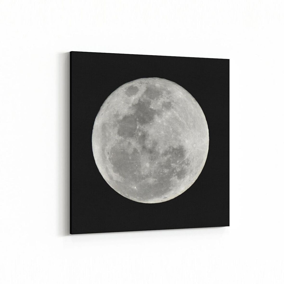 Olla 14869K Gece Gökyüzü Görseli Kare Kanvas Tablo (Ölçü: 25X25)