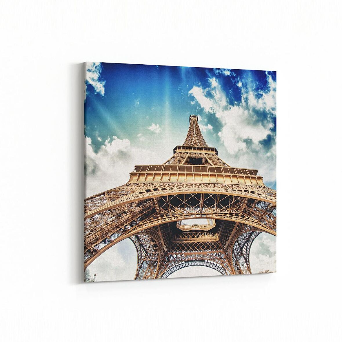 Olla 17959K Yapı Görseli Kare Kanvas Tablo (Ölçü: 60X60)