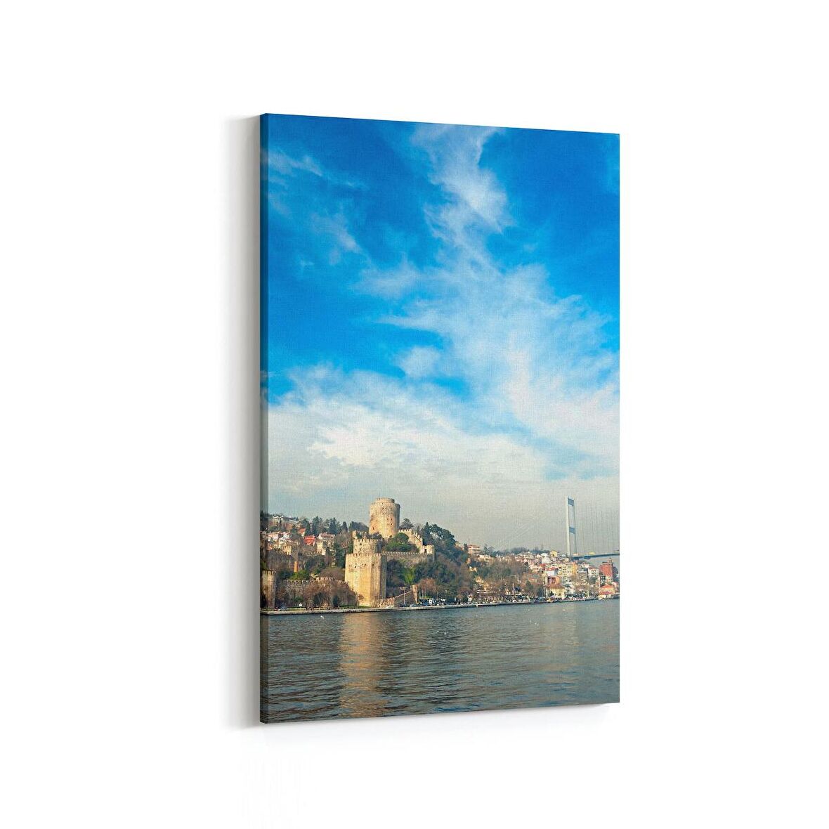 Olla 18859D Yapı Görseli Dikey Kanvas Tablo (Ölçü: 100X150)