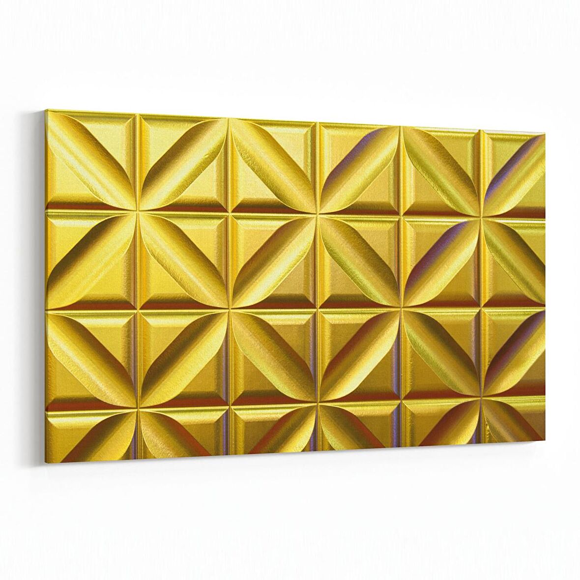 Olla 10034Y Abstract 3 Boyut Görsel Yatay Kanvas Tablo (Ölçü: 150X100)