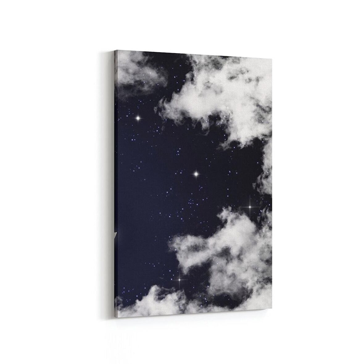Olla 14846D Gece Gökyüzü Görseli Dikey Kanvas Tablo (Ölçü: 20X30)