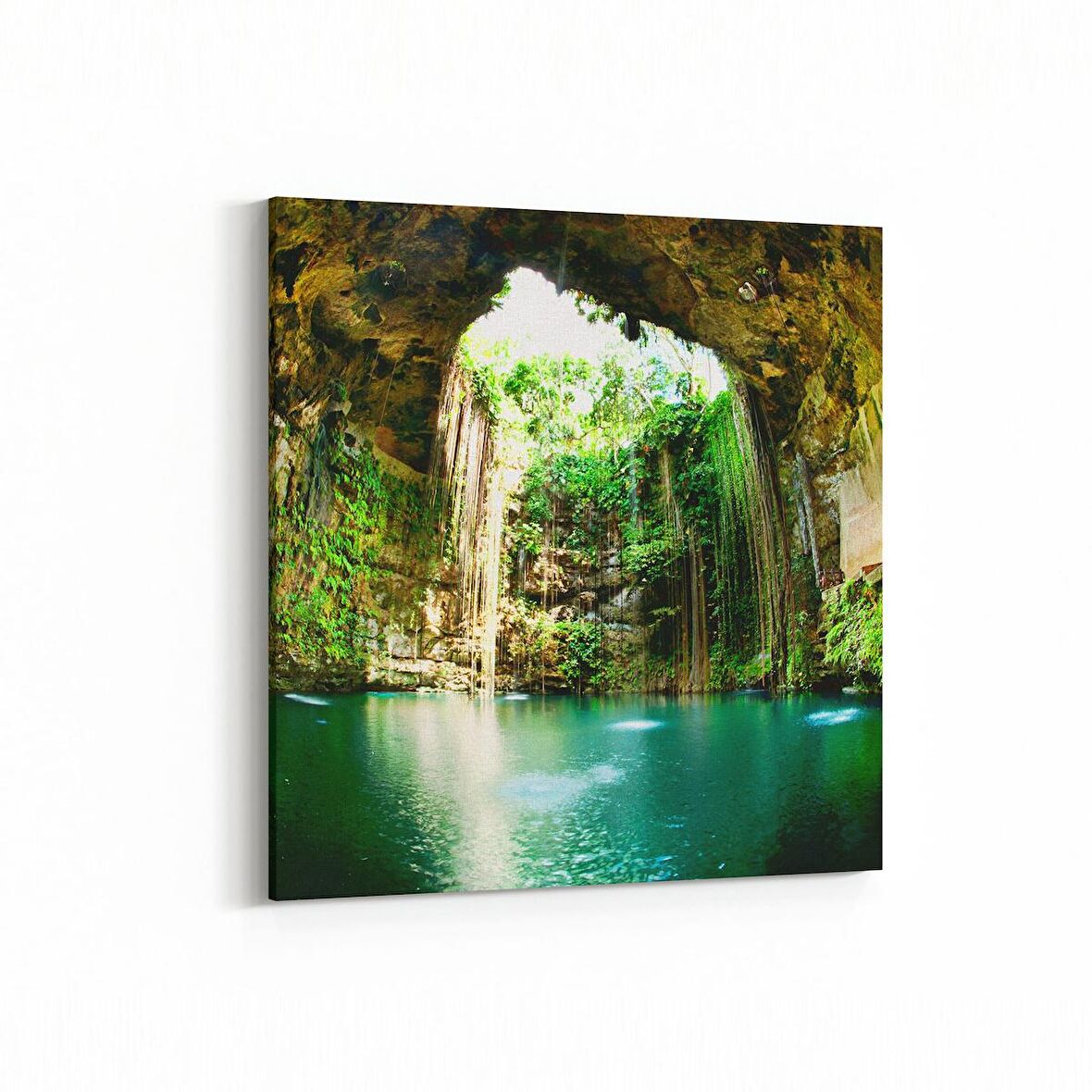 Olla 13382K Doğa / Manzara Görseli Kare Kanvas Tablo (Ölçü: 100X100)