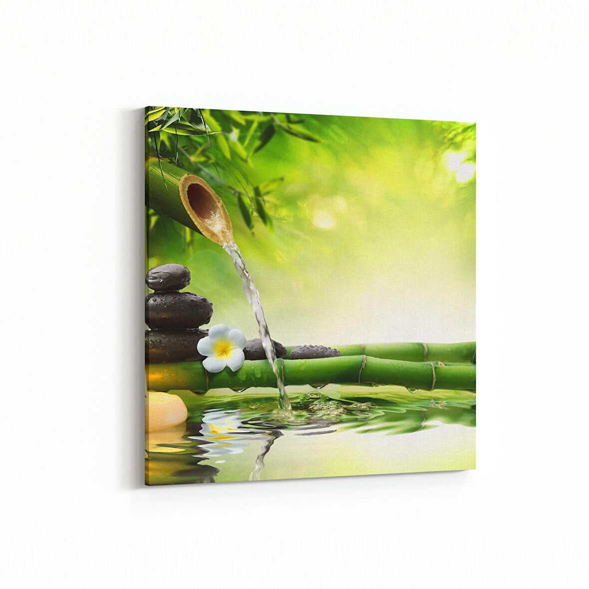 Olla 17064K Spa / Masaj Görseli Kare Kanvas Tablo (Ölçü: 25X25)