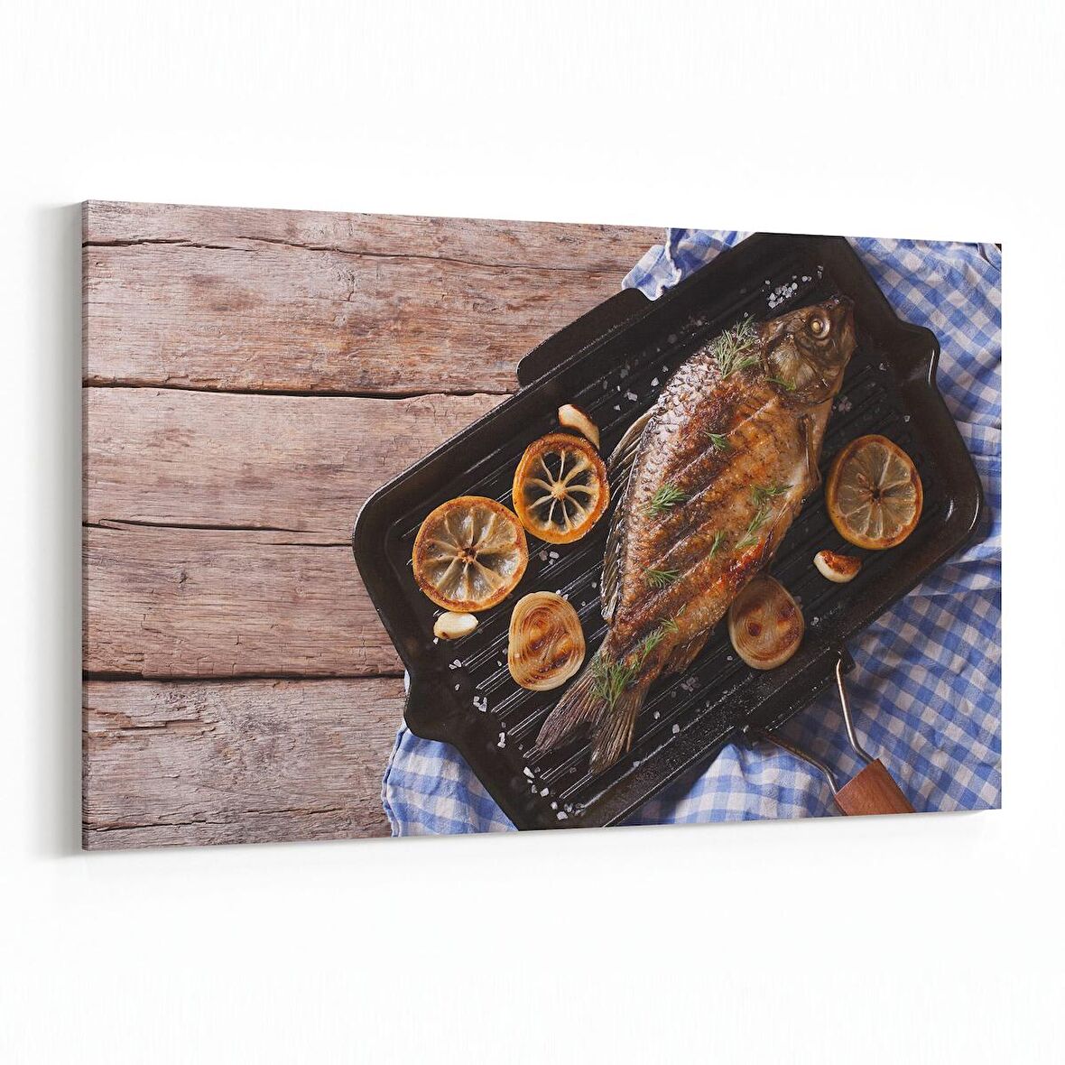 Olla 15142Y Gıda Görseli Yatay Kanvas Tablo (Ölçü: 70X50)