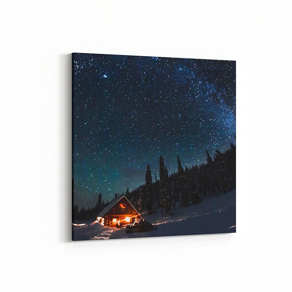 Olla 18042K4 Yapı Görseli Kare 4'lü Kanvas Tablo (Ölçü: 125X125)