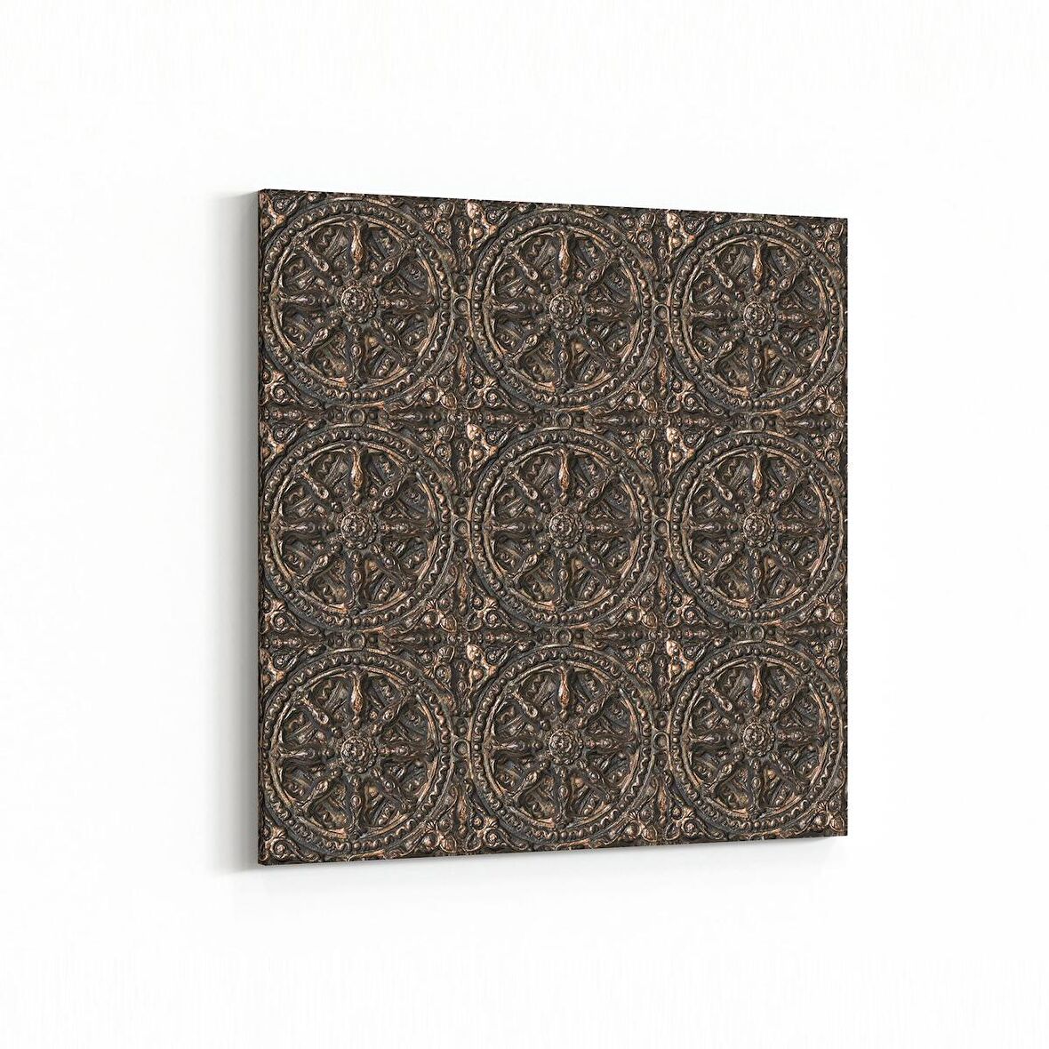 Olla 16273K Heykel / Sanat Görseli Kare Kanvas Tablo (Ölçü: 100X100)