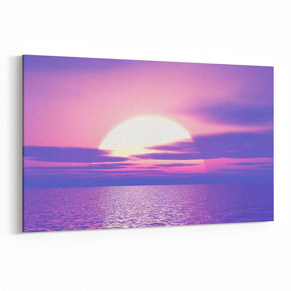 Olla 15961Y Günbatımı Görseli Yatay Kanvas Tablo (Ölçü: 45X30)