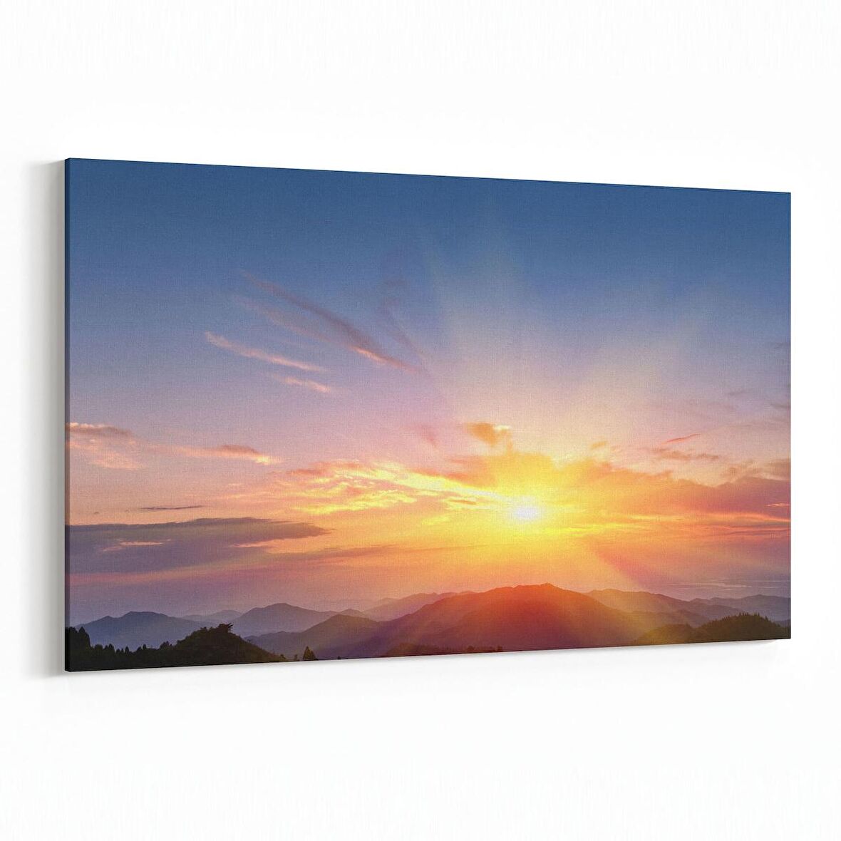 Olla 15911Y Günbatımı Görseli Yatay Kanvas Tablo (Ölçü: 30X20)