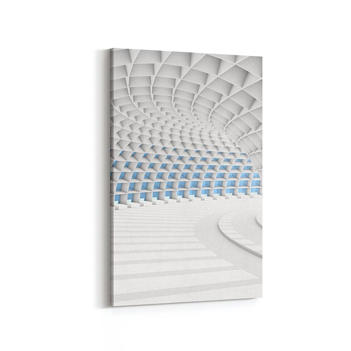 Olla 10443D Abstract Tünel Görsel Dikey Kanvas Tablo (Ölçü: 100X150)