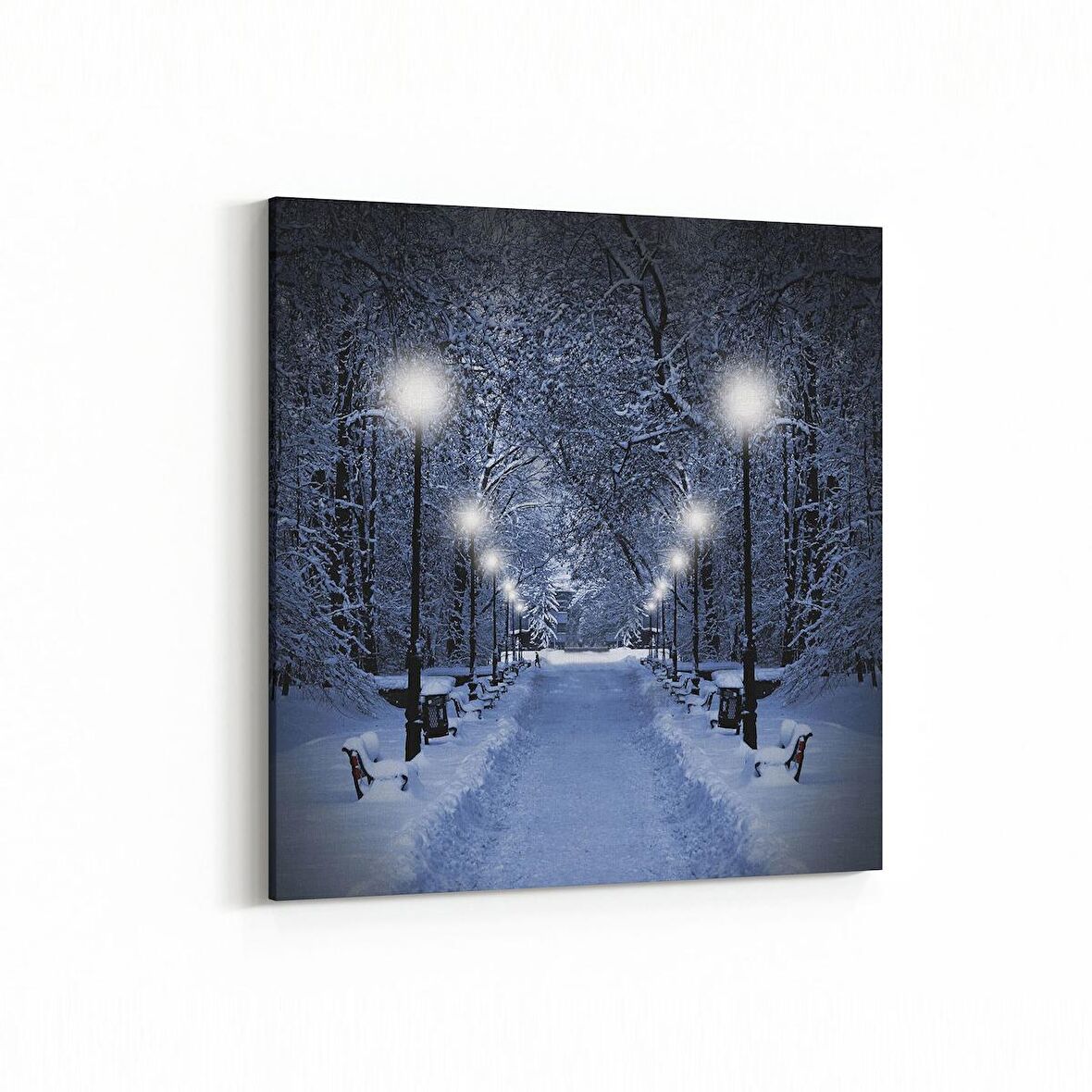 Olla 18979K Yapı Görseli Kare Kanvas Tablo (Ölçü: 25X25)