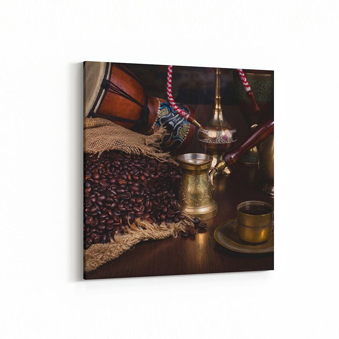 Olla 15151K Gıda Görseli Kare Kanvas Tablo (Ölçü: 25X25)