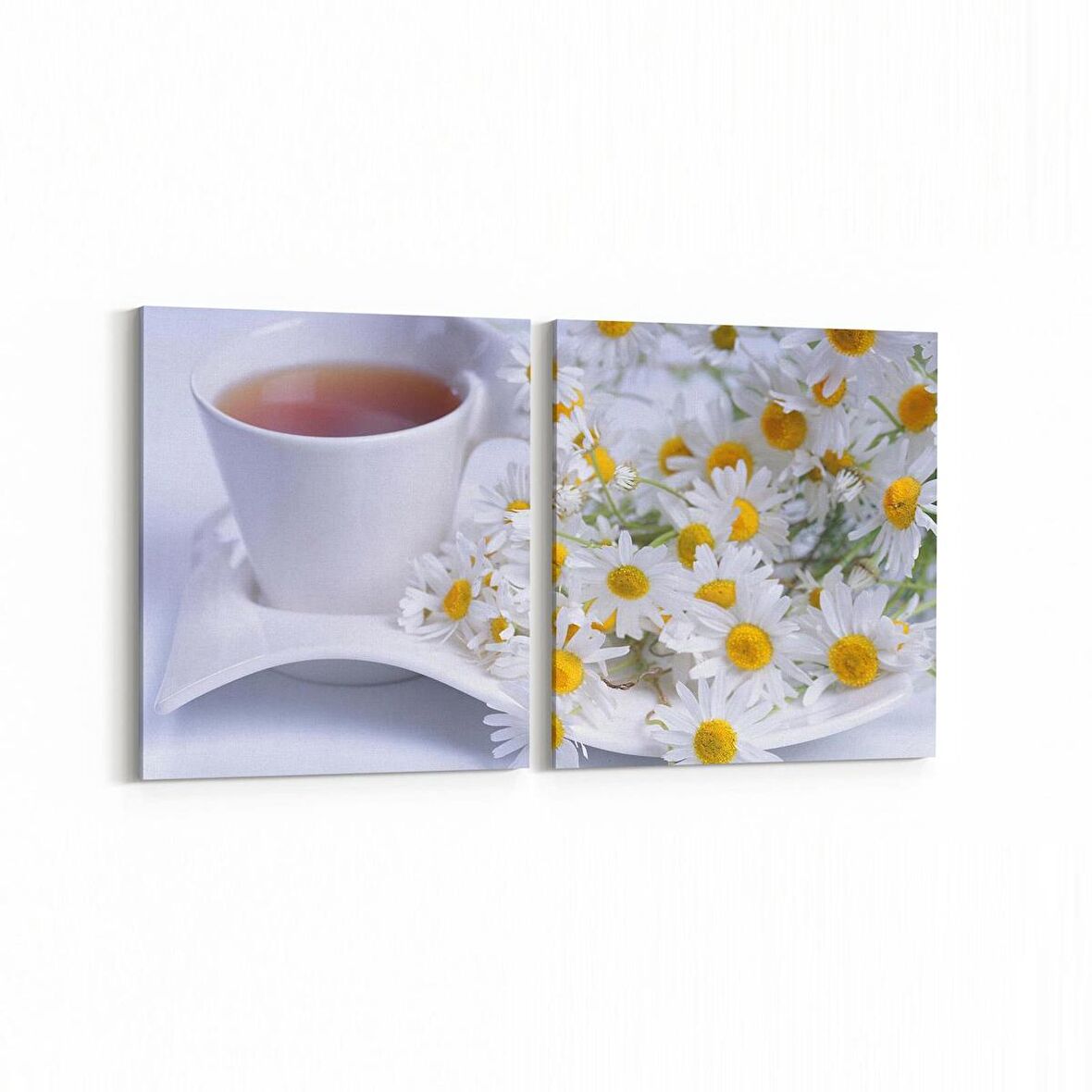 Olla 15113K2Y Gıda Görseli Kare 2'li Yatay Kanvas Tablo (Ölçü: 65X30)