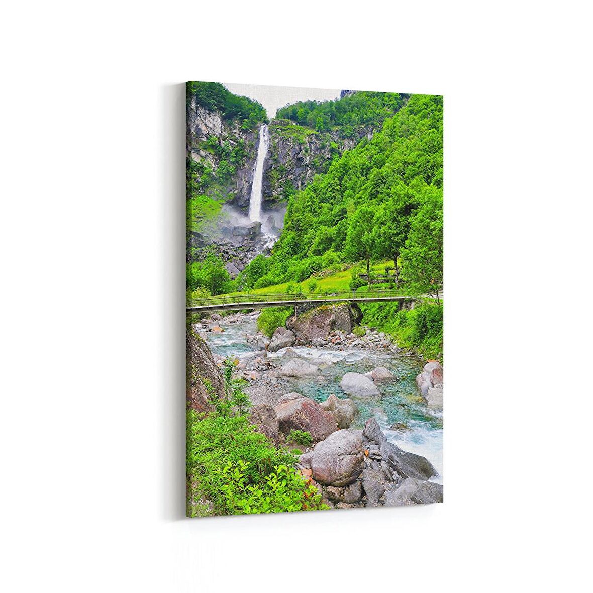 Olla 14293D Doğa / Manzara Görseli Dikey Kanvas Tablo (Ölçü: 70X105)